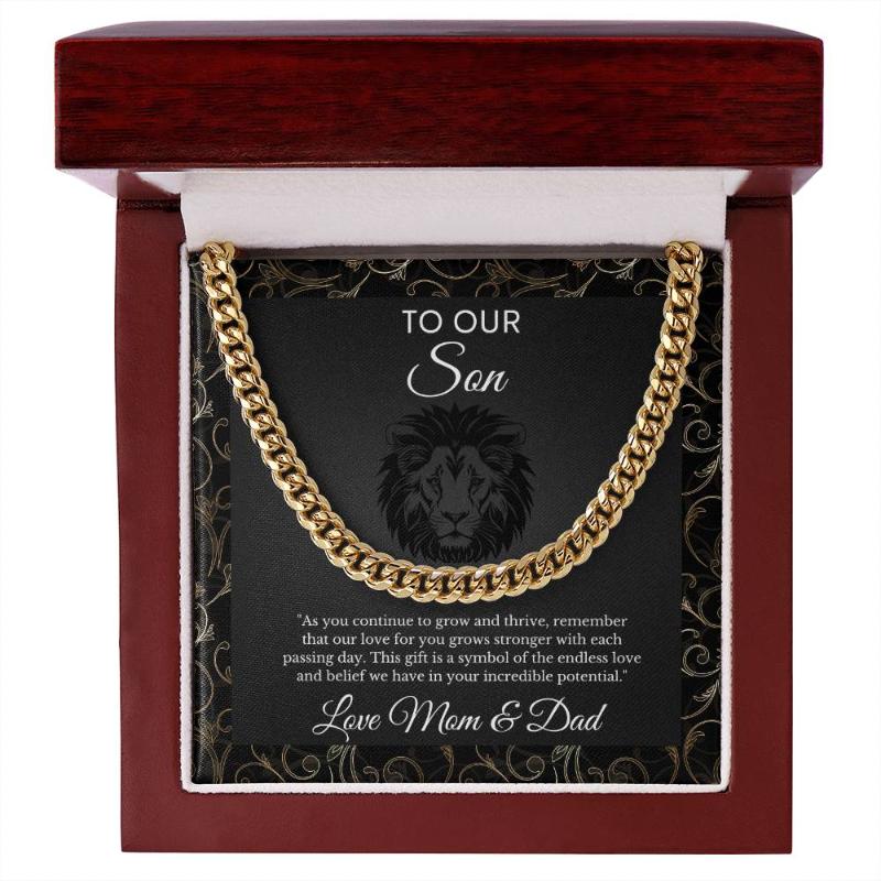 Gift for Son- Cuban Link Chain