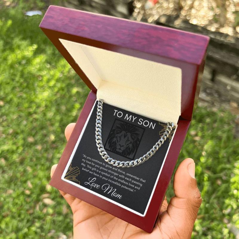 Gift for Son- Cuban Link Chain