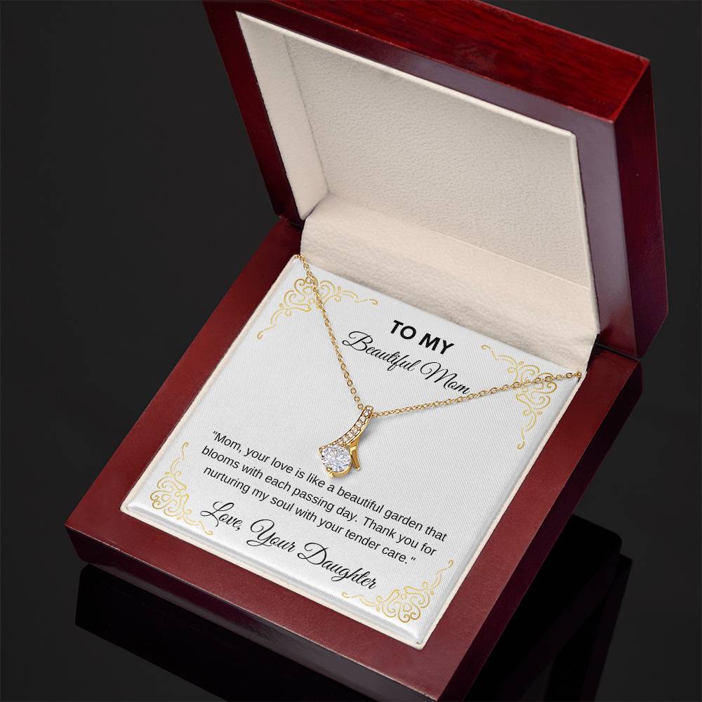 Alluring Beauty Necklace Gift for Mom