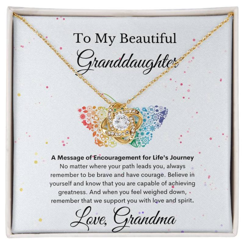 Love Knot Granddaughter Necklace