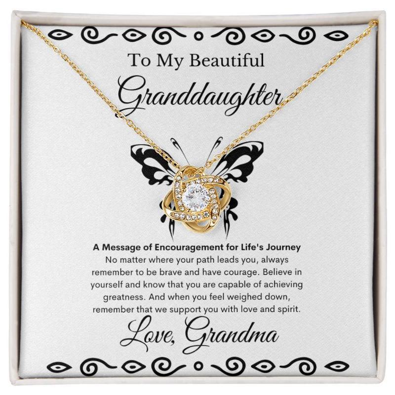 Love Knot Granddaughter Necklace