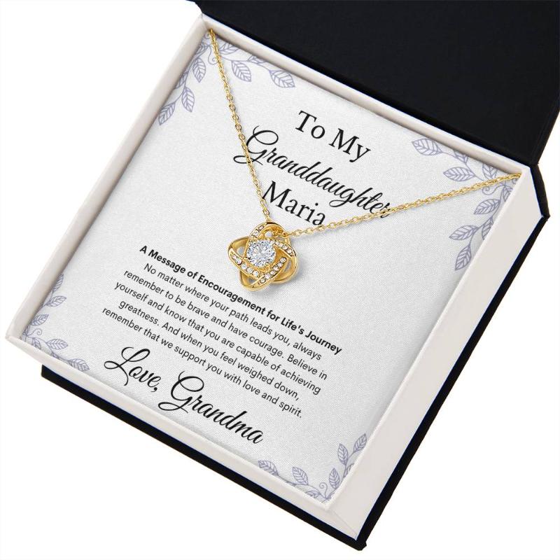 Love Knot Granddaughter Necklace