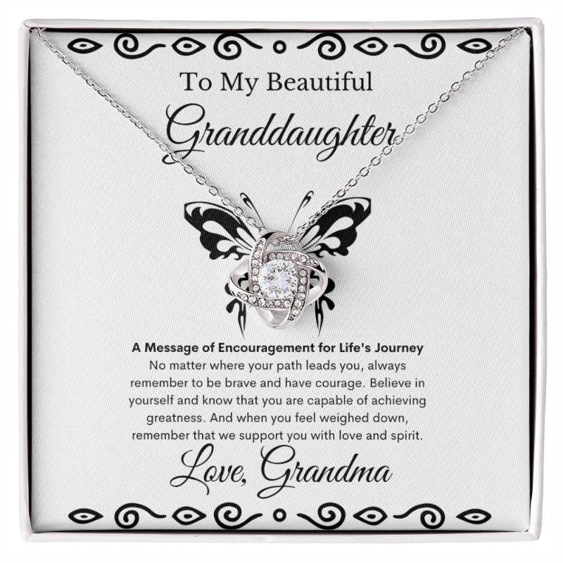 Love Knot Granddaughter Necklace