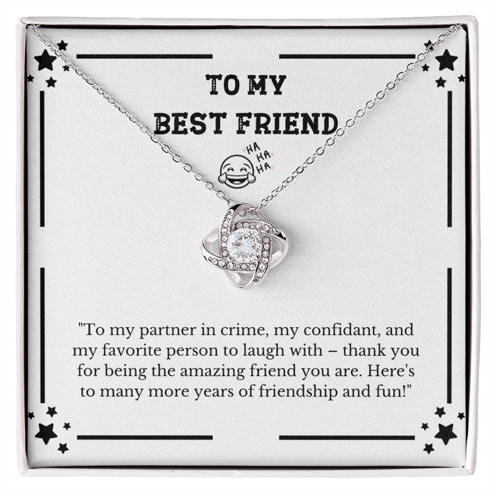 Gift for Best Friend- Love Knot Necklace