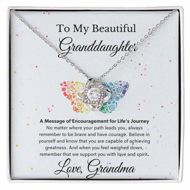 Love Knot Granddaughter Necklace