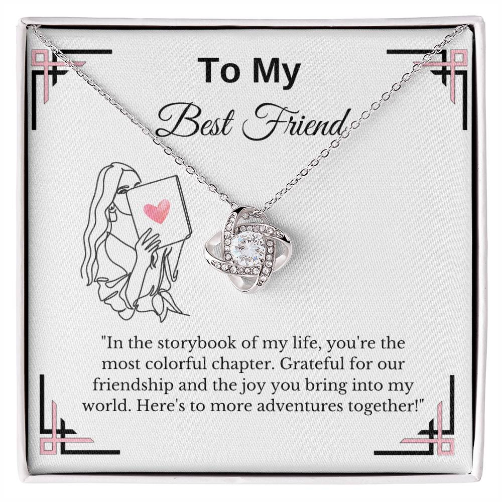 Gift for Best Friend- Love Knot Necklace