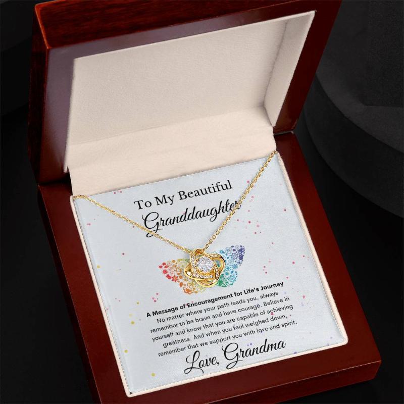 Love Knot Granddaughter Necklace