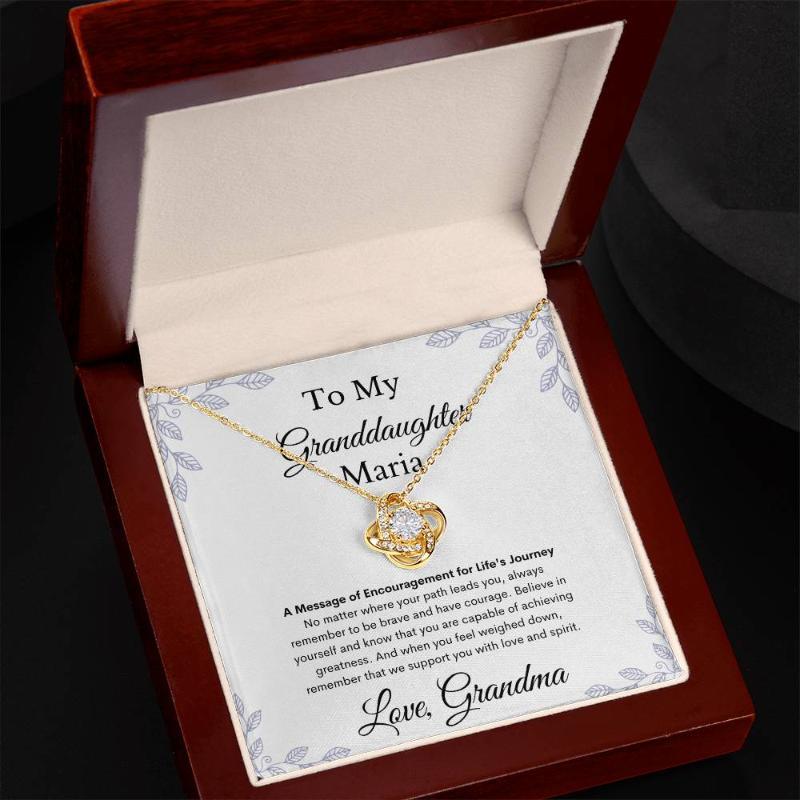 Love Knot Granddaughter Necklace