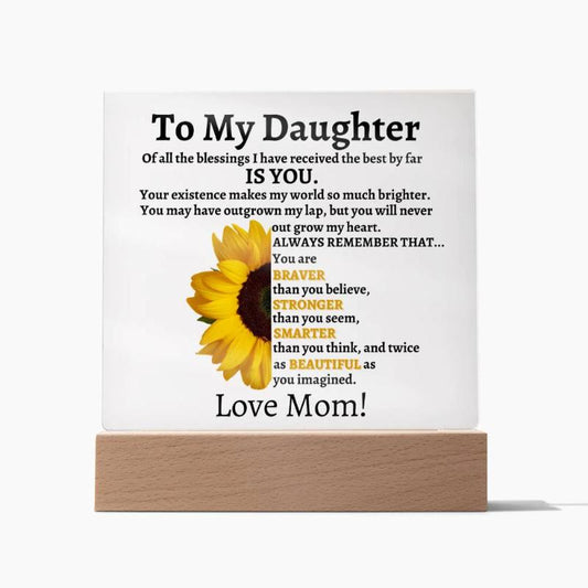 Gift for Daughter -Mothers Message of Encouragement