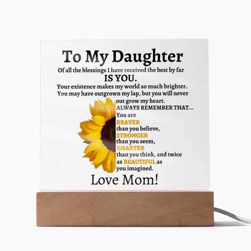 Gift for Daughter -Mothers Message of Encouragement