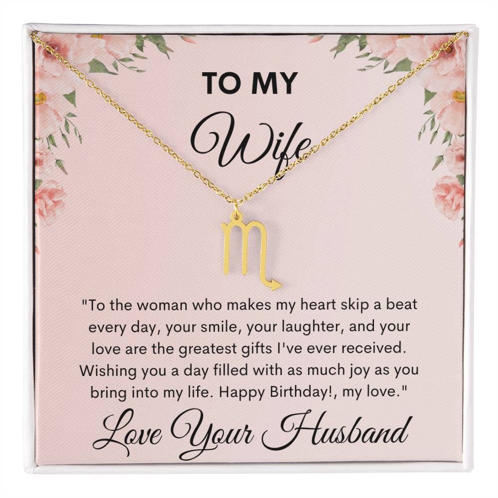 Wife -Zodiac Necklace