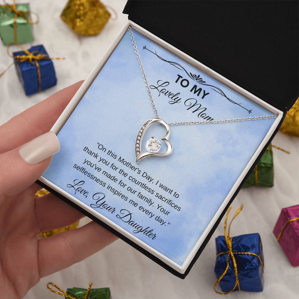 Forever Love Necklace Mothers Day Gift