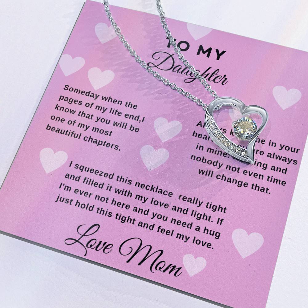 Forever Love Necklace Gift for Daughter