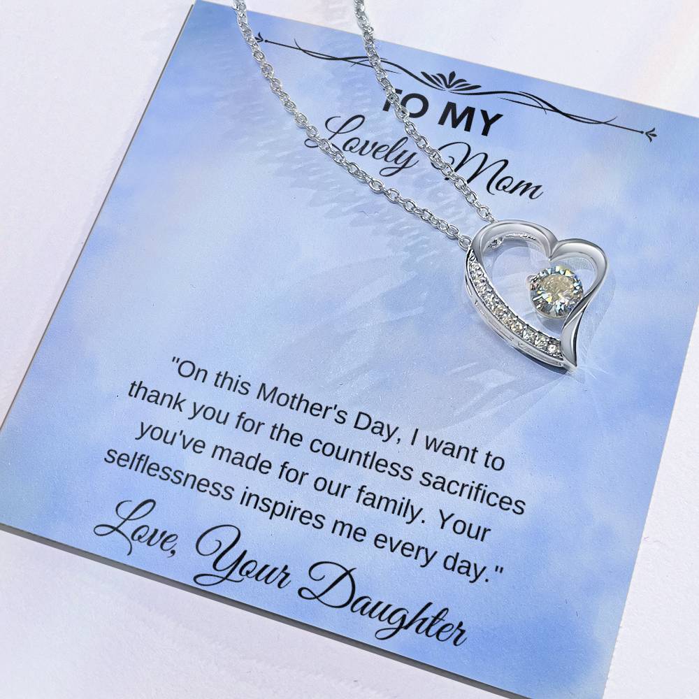 Forever Love Necklace Mothers Day Gift