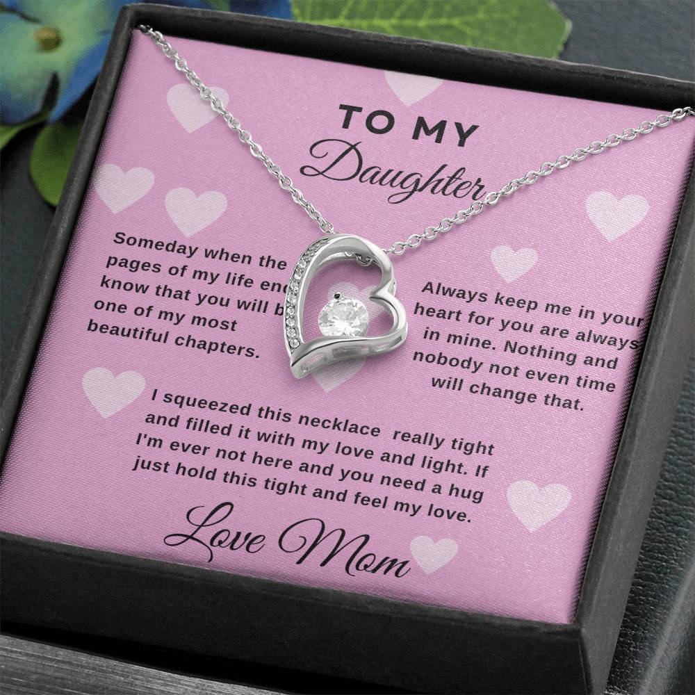 Forever Love Necklace Gift for Daughter