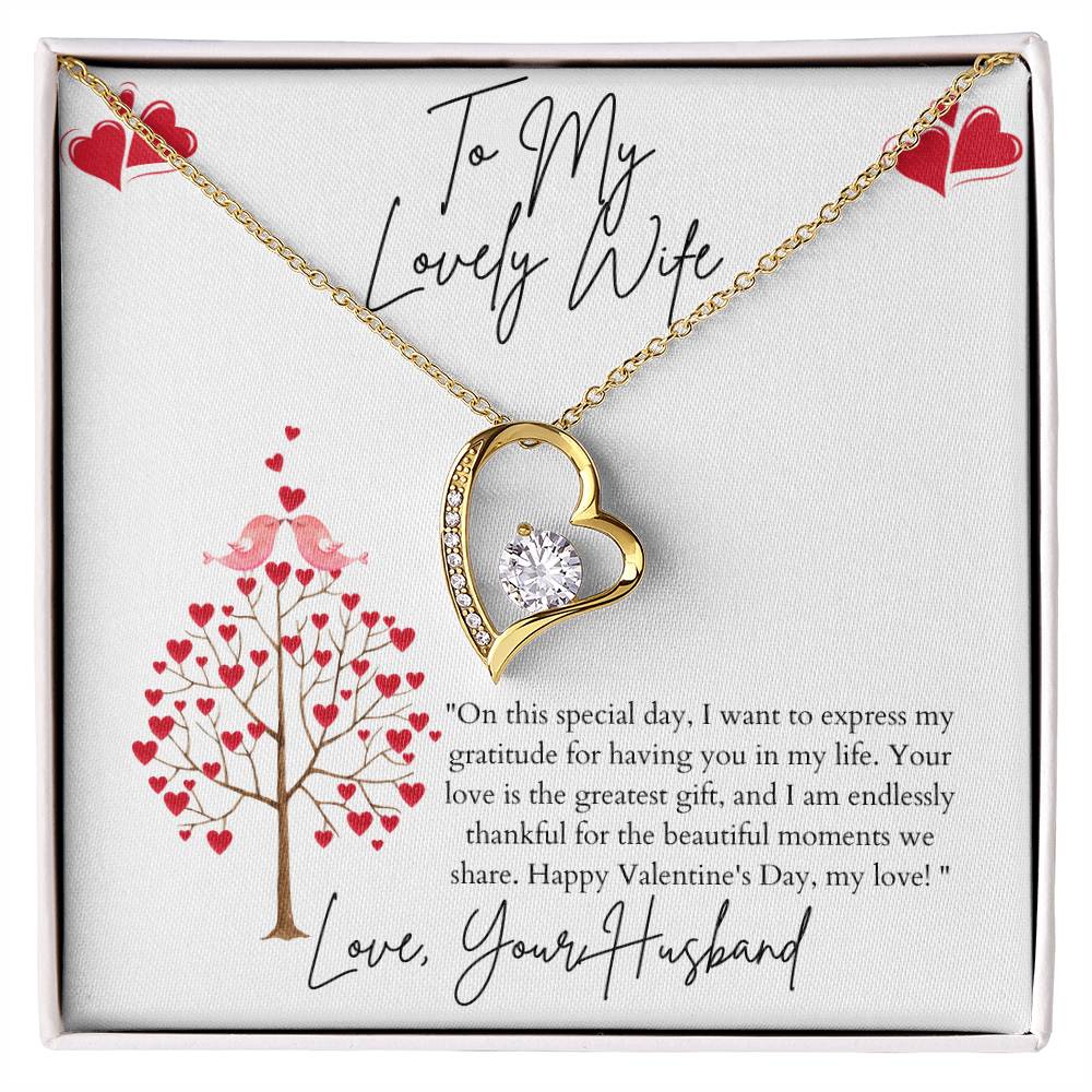 Valentines Day Gift for Wife- Forever Love Necklace