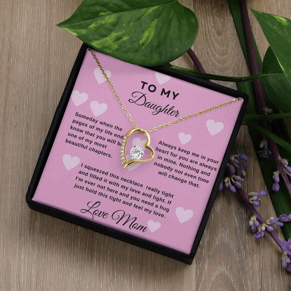 Forever Love Necklace Gift for Daughter