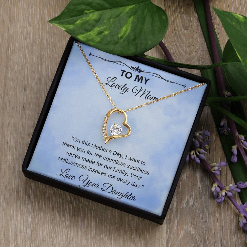 Forever Love Necklace Mothers Day Gift