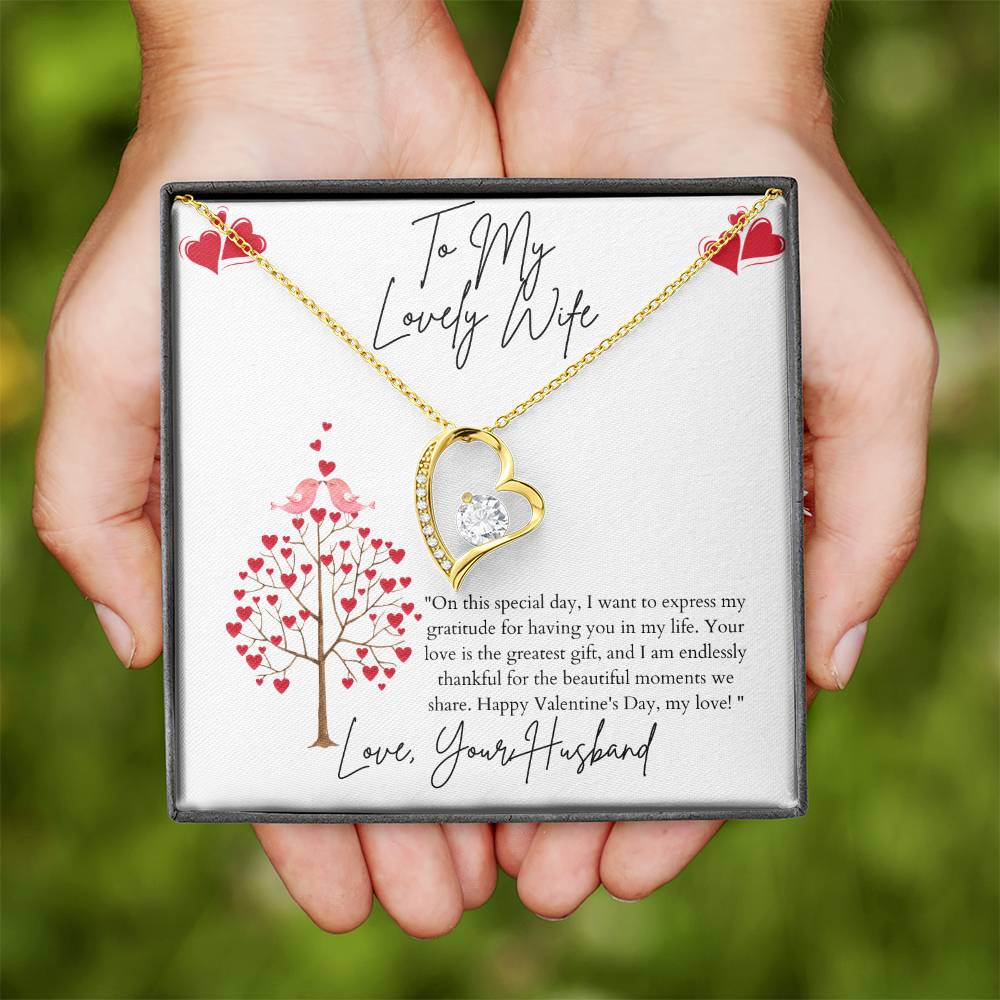 Valentines Day Gift for Wife- Forever Love Necklace