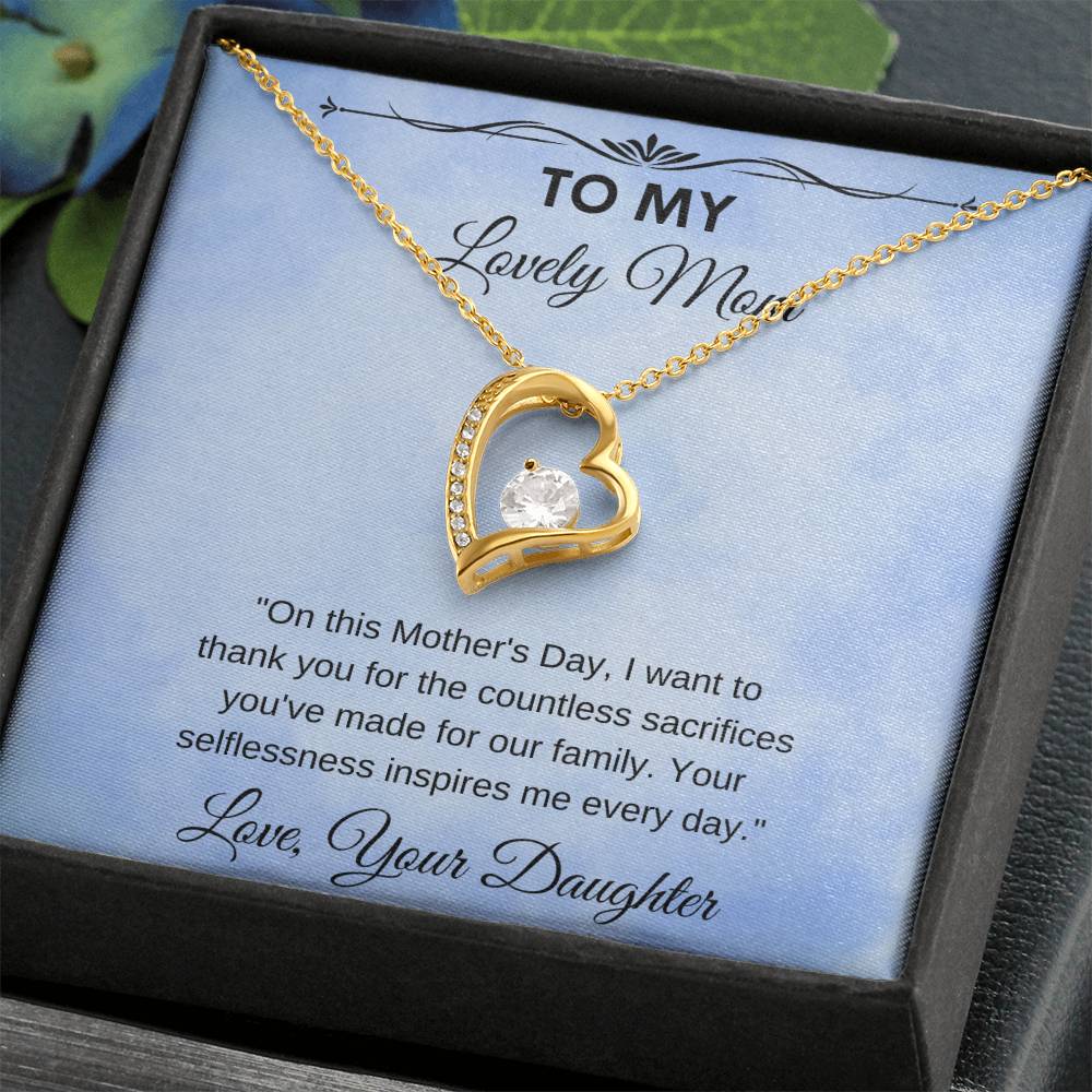 Forever Love Necklace Mothers Day Gift