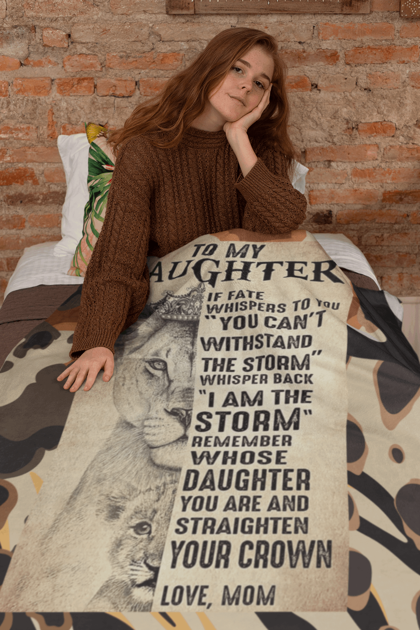 Gift for Daughter Cozy Plush Fleece Blanket