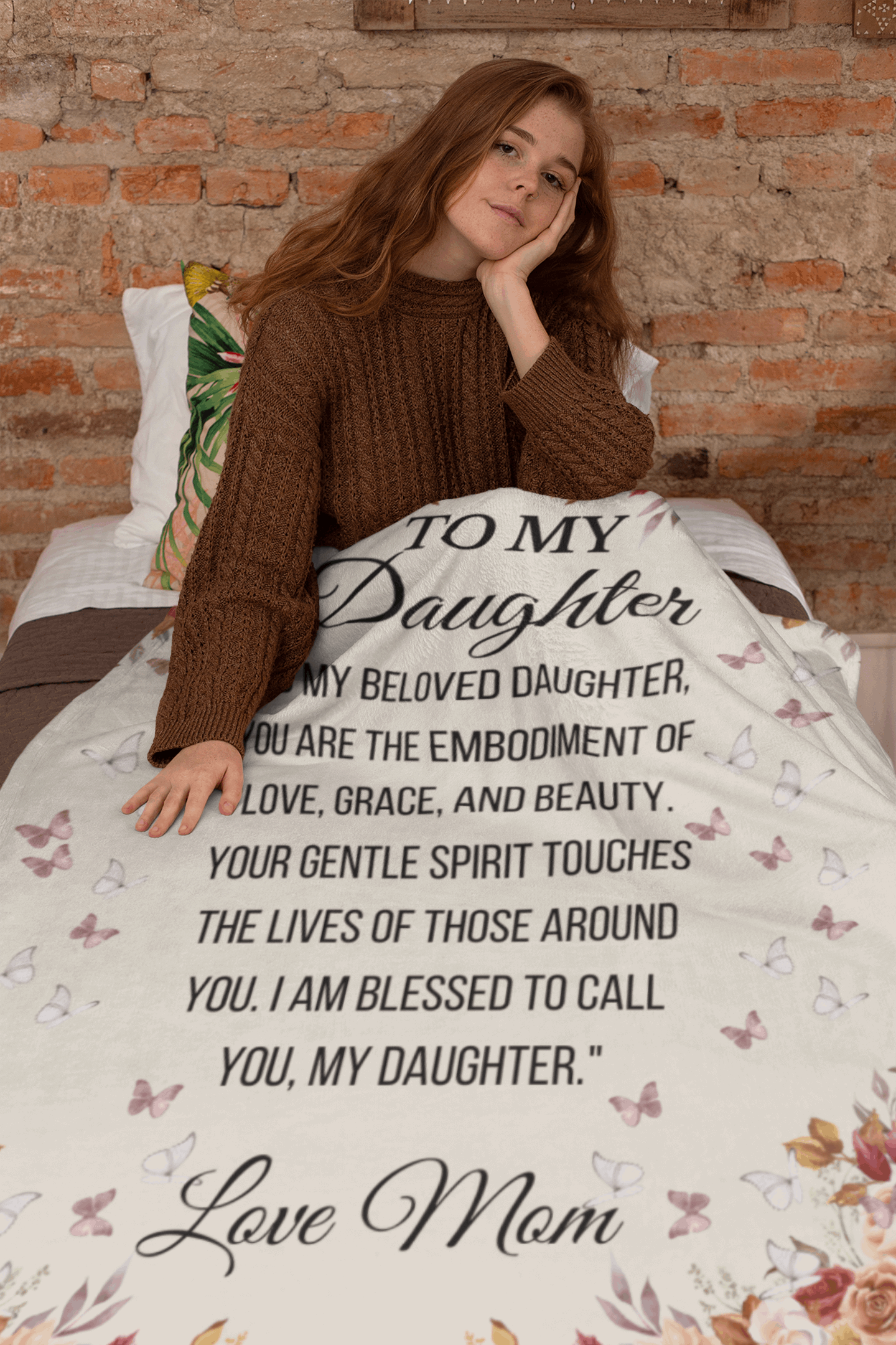 Gift for Daughter- Blanket 50x60