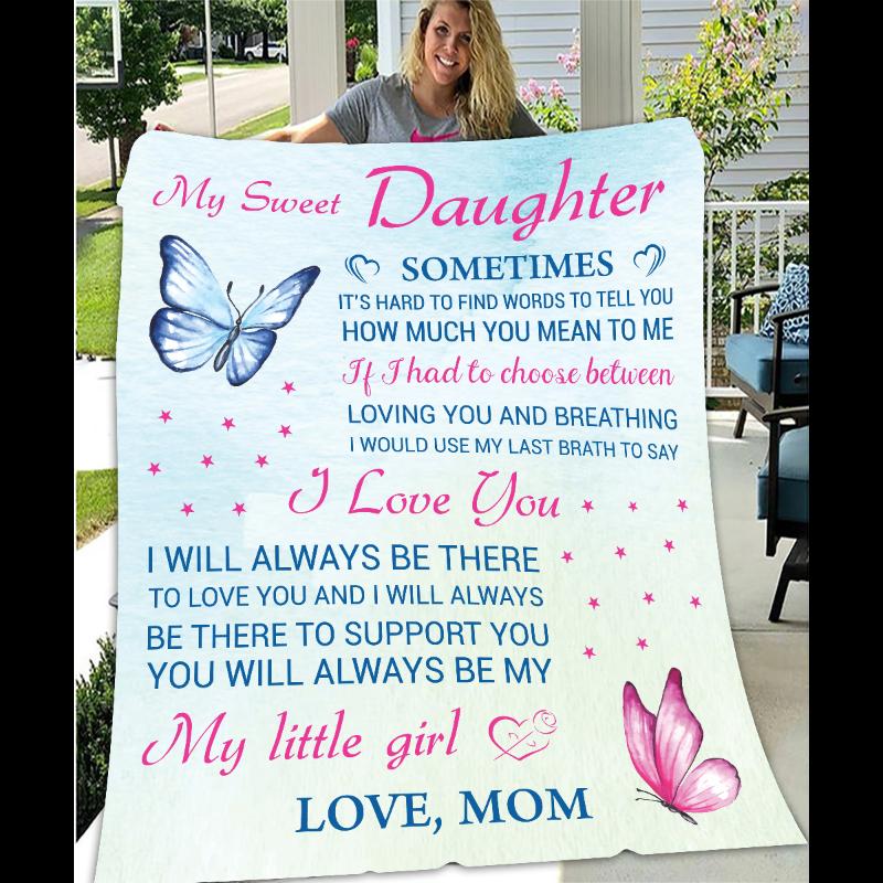 Gift for Daughter-Fleece Blanket 50"x60"