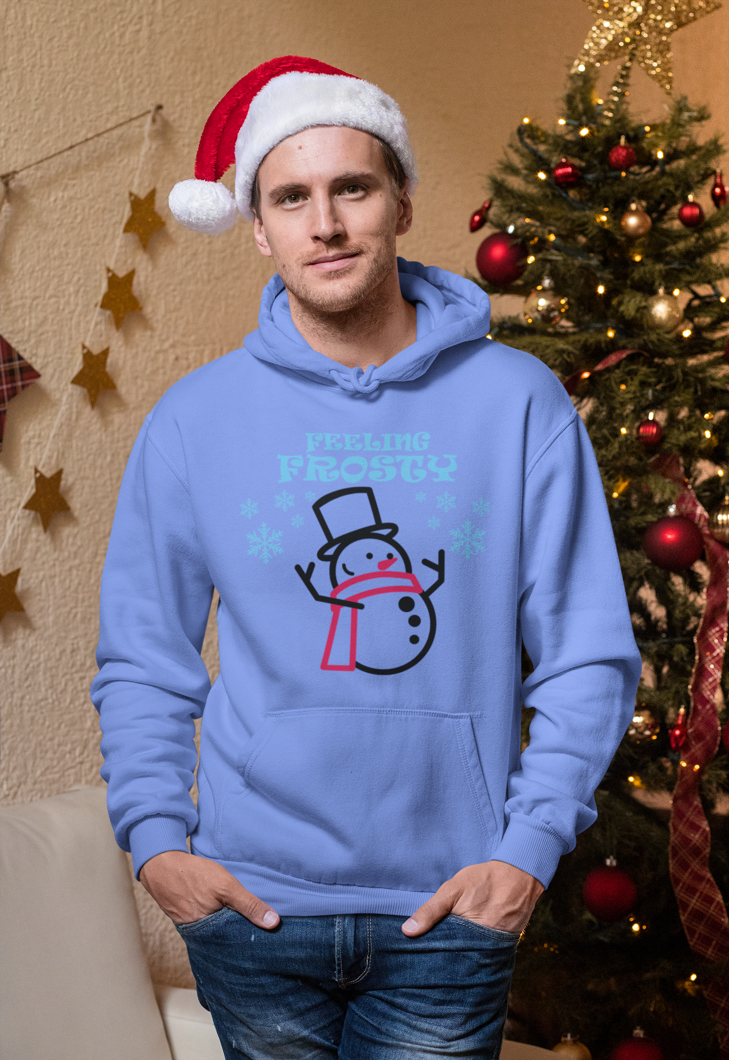 Feeling Frosty-Pullover Hoodie