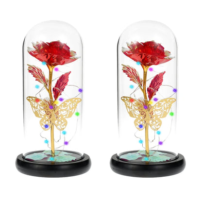 Eternal Blossom LED Butterfly Rose