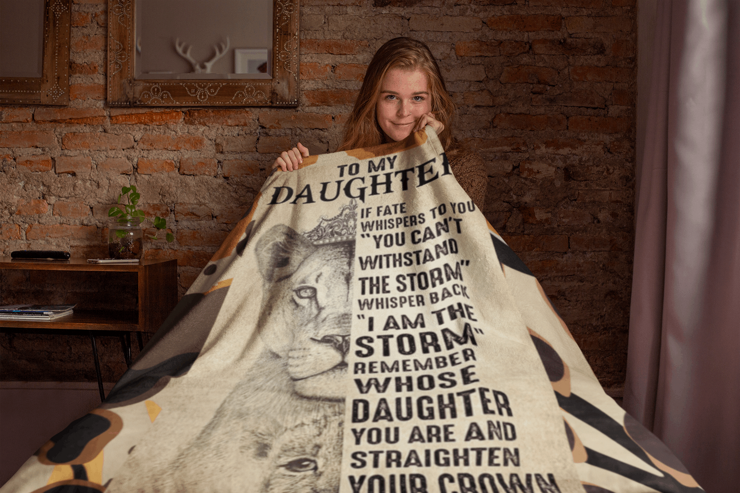 Gift for Daughter Cozy Plush Fleece Blanket